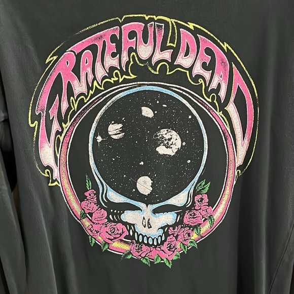 Dark grey Grateful Dead daydreamer long sleeve t shirt size extra small - Picture 5 of 8